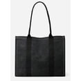 thumbnail image 3 of CoCopeaunt Women Trendy Color Contrast Grid Hobo Tote Bag Retro Canvas Shoulder Bag Satchel Big Capacity, 3 of 4