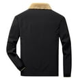 thumbnail image 3 of Yiliang Mens Denim Jacket Warm Heated Thermal Clother with Sherpa Collar Jacket,Black,XL, 3 of 5