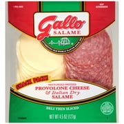 Gallo Salame Provolone Cheese & Italian Dry Salame, 4.5 Oz.