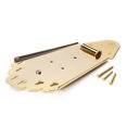thumbnail image 3 of Puente De Cola De Mandolina De 6 Cuerdas Con Tornillos De Montaje, Dorado Sunnimix Mandolin Tailpiece Bridge, 3 of 8