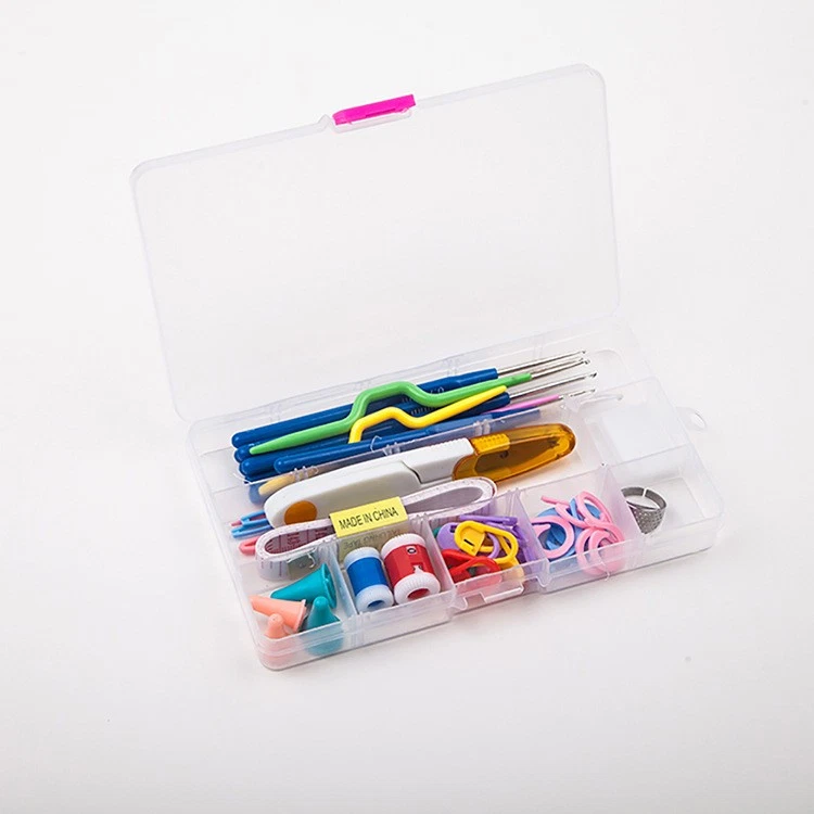 KNACK - Crochet Set Handmade Wool Crochet Crochet Tool Set Combination Bag Metal Aluminu