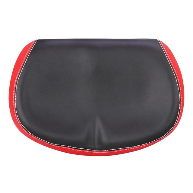 Universal PU Seat Mountain Bike Saddle Cushion Pad Soft Noseless red