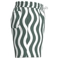 thumbnail image 3 of Traje de Baño OP Para Hombre Estampado Rayas Verde Talla CH, 3 of 4