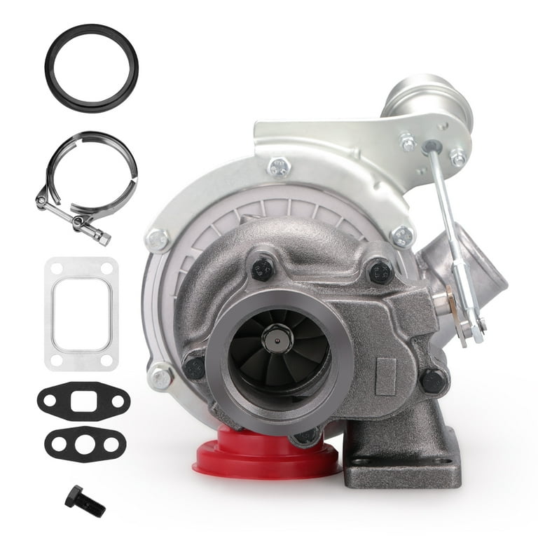 NEW T3/T4 Turbocharger With V-Band - 0.63 A/R Turbine, Internal Wastegate, Up To 420HP For 1.5L-2.5L Engines