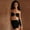 SwimwearA391-Black, variant on High Waisted Bikini Sets for Women 2 Piece Wired Cup Top Ruched Skirt Overlay Bottoms Modest Bathing Suits Summer Vacation Beach Swim Outfits