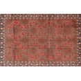 thumbnail image 1 of Ahgly Company Indoor Rectangle Traditional Orange Salmon Pink Persian Area Rugs, 3' x 5', 1 of 6
