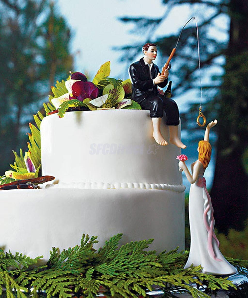 Bride and Groom Wedding Couple-Cake attachment 15,5 cm Bride and Groom on horse decoration 