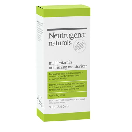 Neutrogena Naturals Multi-Vitamin Nourishing Daily Face Moisturizer, 3 fl oz