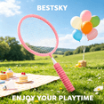 thumbnail image 3 of BESTSKY 2026 New 1 Set Badminton Racket Set Indoor Badminton Rackets Set Outdoor Badminton Game Set for Sports, for Badminton, Indoor, Outdoor, Training, 3 of 5