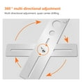 thumbnail image 7 of Multi-Functional Stainless Steel Ceramic Tile Hole Locator Ruler Adjustable Punching Hand Measure Tools For House Decorated Work ,Easy to Use, 7 of 7