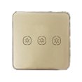 thumbnail image 2 of Tuya ZigBee Light Smart Switch Home Office Control táctil inalámbrico Interruptor de lámpara WiFi Panel de control inteligente, Dorado, 3 bandas Guardurnaity EL001893-09B, 2 of 2