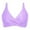 Purple, variant on LUOGENLI Womens Swimsuits Shorts Women Back Stainless Steel Hooks Swimwear Tops Underwire Full Coverage Bikini Top Push up Swim Crop Top Tie Back Bathing Suit Tops Navy Size XXL