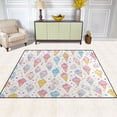 thumbnail image 2 of Yayeee Area Rugs for Living Room 6.7'x4.8' Non Slip Washable Bedroom Floor Carpet, Colorful Ice Cream Pattern, 2 of 5