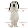 Snoopy mascot, famous cartoon white and black dog