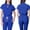 02-Blue, variant on Pink Scrubs,Scrubs Sets for Women 2 Pieces Plus Size Yoga Medical Stretch Wide Leg Jogger Fitted Scrubs for Women Set - Navy - S