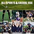 thumbnail image 5 of Soccer Socks Cheering Long Tube Sport Socks for Men Women - Anti-Slip Knee High Football Socks Sport Socks for Men/Women, 2 Pairs, 5 of 5