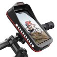 thumbnail image 4 of Hyasfey Bike Phone Holder with Sun-Visor Rain Cover Waterproof Sensitive Touch Screen Motorcycle Bicycle Handlebar Cell Phone Mount Bicycle Accessories, 4 of 7