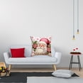 thumbnail image 4 of SUNSIOM Christmas Throw Pillow Cover Holiday Couch Pillow Case Sofa Decorations, 4 of 8