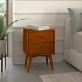 thumbnail image 4 of Strick & Bolton  Marsalis Mid-century Wood/ Veneer 2-drawer Nightstand, 4 of 5