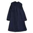 thumbnail image 3 of Frontwalk Loose Linen Shirts Dress for Women Lightweight Casual Midi Dress Long Sleeve Buttons Up Beach Dress, 3 of 3