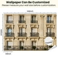 thumbnail image 3 of Peel and Stick Wallpaper Canvas Paris apartments Modern Art Wall Mural Decor Self Adhesive and Removable 100in x 144in, 3 of 7