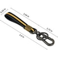 thumbnail image 2 of Multifunctional Metal Leather Men Car Keychain Detachable Carabiner Keychron, 2 of 8