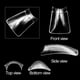 thumbnail image 4 of Nail Tips SITELENABY Duck Feet Flare Clear para uñas acrílicas, 4 of 7