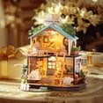 thumbnail image 3 of Kit de casa en miniatura ROBOTIME DIY, modelo de casa de muñecas de madera, 3 of 9