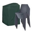 thumbnail image 3 of Funda Verde P/Silla Jardín Exterior Poliéster Interattika, 3 of 5