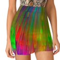 thumbnail image 1 of Puzzle Colorful Pattern Korean Fashion Skirt Summer Skirts For Women Light Proof Trouser Skirt Puzzle Colorful Color, 1 of 5