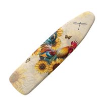 HELLHERO Blue Daisys Ironing Board Cover, 15 x 54 Iron Board Covers Suitable for Most Standard Ironing Boards Padding Decorative Cover with Elastic Edge Band Easy to Install