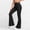 Black, variant on Butt Lifting Yoga Pants Women Flare Wide Leg High Waist Stretchy Slim-Fit Leggings Y2k Workout Gym Lounge Pants
