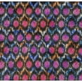 thumbnail image 4 of oneOone Coton Biologique Popeline Sergé Tissu Imprimé Chevron Ikat 1 Yard 42 Inch Wide, 4 of 4
