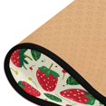 thumbnail image 4 of Dailycode Hallway Runner Rug 2x6 Non Slip Absorbent Soft Floor Mat for Home Kitchen Bedroom Entrance Strawberries Fruit and Leaf, 4 of 7