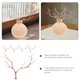 thumbnail image 3 of unbranded 6Ud Ramas Artificiales Forma Cuerno Café Para De Y Floristería, 3 of 7