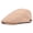 Khaki, variant on Men Women Cotton Beret Newsboy Adjustable Hat Classic Visor Driving Cap Casual Hats