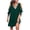 Green, variant on Vedolay Long Dress Womens Sleeveless Scoop Neck Floral Rayon Party Split Maxi Romper Dress, S