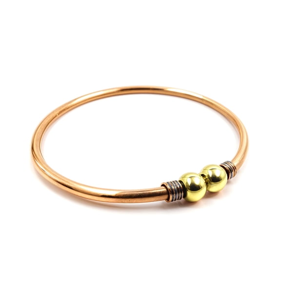 SHINDE EXPORTS adjustable pure copper leg anklet bracelet kada for men and women indian jewelry (40gms 5mm rod)