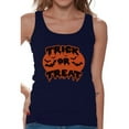 thumbnail image 1 of Awkward Styles Women's Halloween Graphic Tank Tops Trick or Treat Scary Bats, 1 of 4