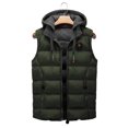 thumbnail image 3 of Vedolay Jackets for Men Thick Warm Parka Jackets Hooded Outwear Army Green,2XL, 3 of 4