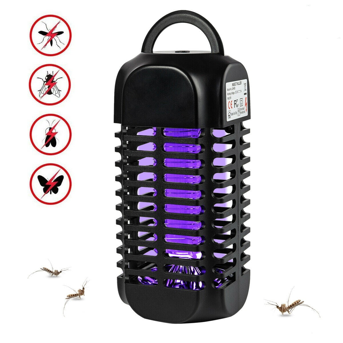 Electronic Mosquito Bug Zapper UV Light, Indoor Outdoor Electronic Fly