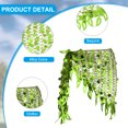 thumbnail image 3 of Uxcell Women's Belly Dance Hip Scarf with Sequins Triangle Wrap Skirts Waist Chain for Party Costume Performance Green, 3 of 7