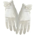 thumbnail image 3 of Elegant Wedding Gloves for Protection in White Satin with Comfortable Fit and Exquisite Design 1 Pair, 3 of 9