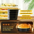 thumbnail image 3 of Mini Ramekins with Lids oz Disposable Aluminum Foil Cake Baking Tins Pans Creme Brulee Tart Pie Tins Silver Small Individual Round Containers Oven for Baking, 3 of 7