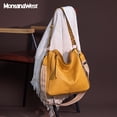 thumbnail image 3 of Bolso Hobo Montana West MWC-128AMSYL de piel vegana para mujer, 3 of 7