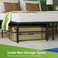 thumbnail image 2 of Dkelincs Metal Bed Frame Foldable Steel Platform Mattress Foundation, Full Size, 2 of 7
