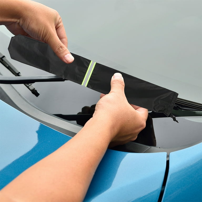 Car Wiper Cover Car Windshield Snow Cover Windshield Protector Cars Black