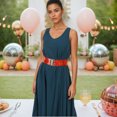 thumbnail image 2 of SRZYMJ Womens Elastic Waist Belt for Stretch Glitter Sash Dress Adjustable Fashion Belt, 2 of 4