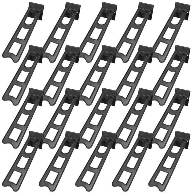 AURARMLET 20Ud Soporte Caballete Para Marco De Fotos En Plástico Negro Estable Y Duradero Para Escritorio