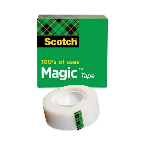 Scotch 2PK Magic Tape Refill, 1" Core, 0.75" x 36 yds, Clear